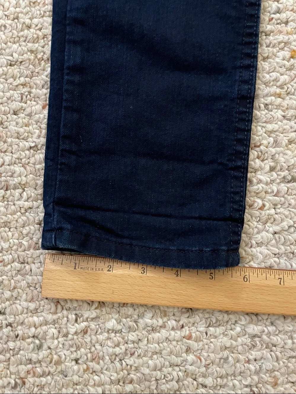Herencia Argentina men’s designer jeans, dark blue, straight leg, 34 x 30